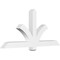 Ekena Millwork Redmond Architectural Grade PVC Gable Bracket, 60"W x 27 1/2"H x 4"D x 4"F, 11/12 Pitch GBP060X28X0404RED00 - alternate 1